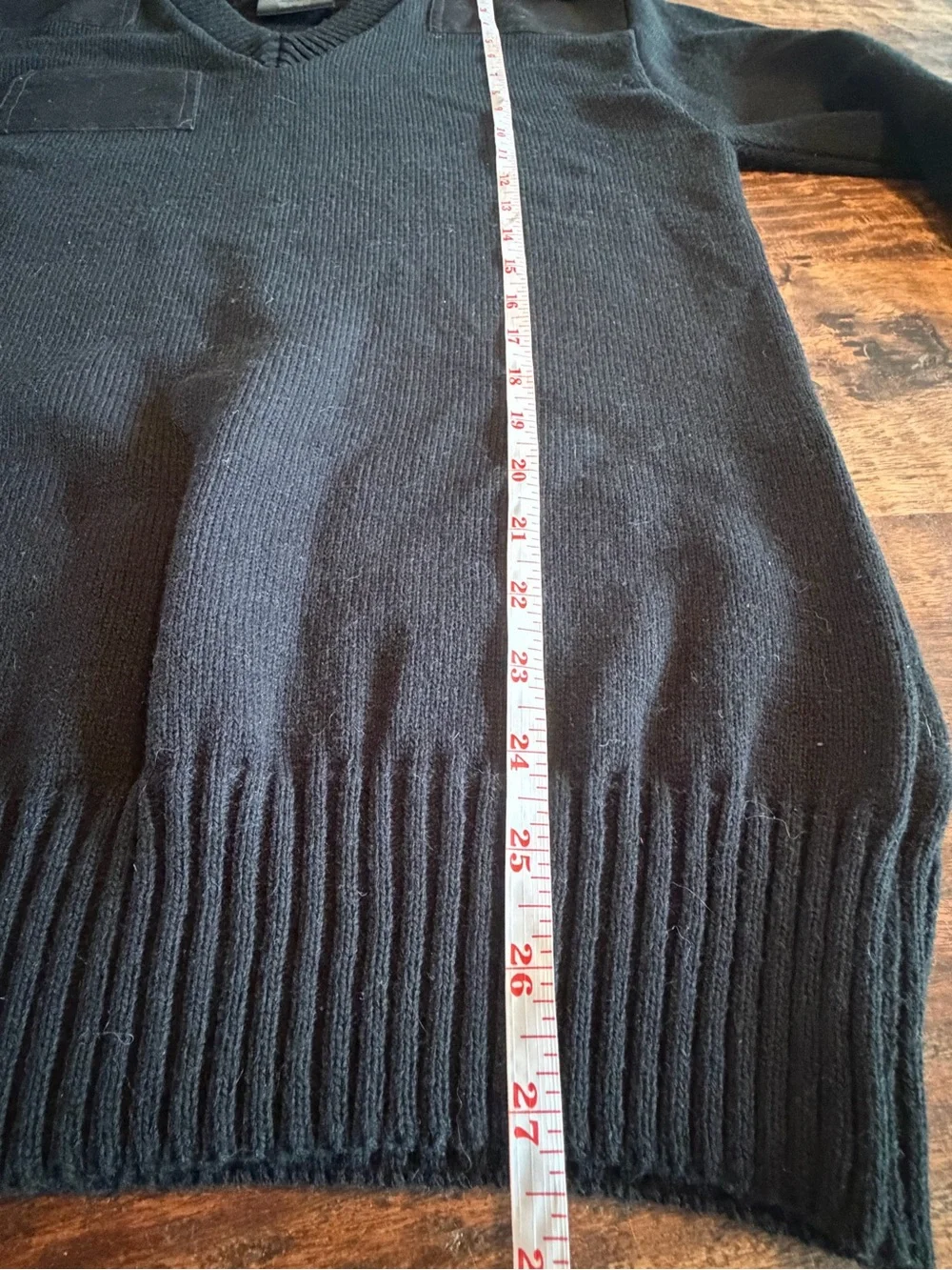 Vintage Military Equipment Corp Men’s Commando Sweater Black 1990s Made in Great